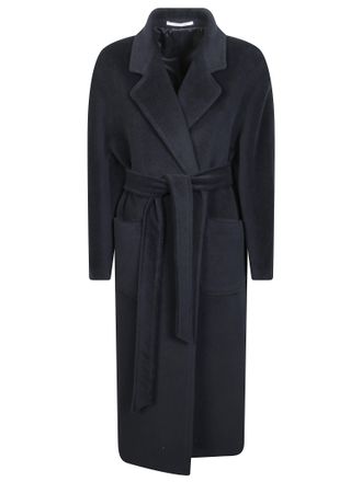 Tagliatore Charlize Tailored Wide Lapel Long Coat