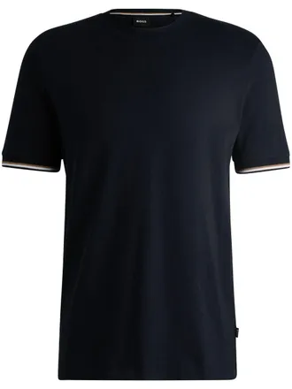 BOSS cotton t-shirt - Blue