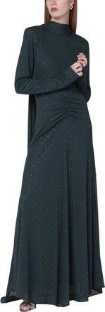 Rotate Scarf Maxi Dress - Dames - Avondkleed - Groen - XS - Kleedjes