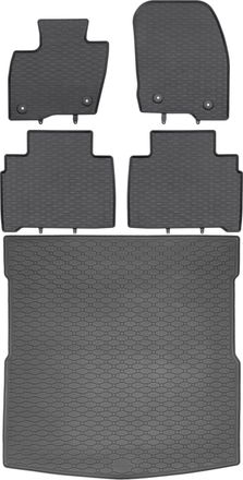 OEM Juego De Alfombrillas De Goma Para Coche Y Maletero Para Ford S-max Ii Minivan (septiembre De 2015 A 2023)