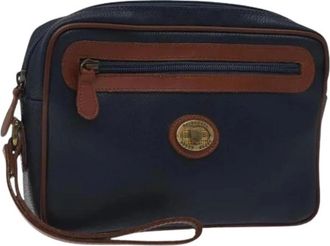 Burberry Pre-owned Clutches, female, Blue, Size: ONE SIZE Pre-owned Clutch Bag
