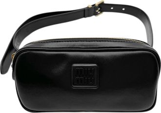 Miu Miu Black Leather Sling Bag (Pre-Owned)