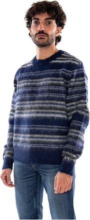 Only & Sons Jersey de punto Onsaiden RLX LS con cuello redondo - Knitwear - Hombre - Azul - XL