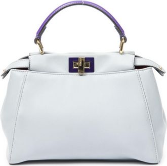 Fendi Mini Bicolor Peekaboo Schoudertas