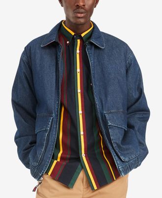 Tommy Hilfiger Mens Filled Denim Ivy Jacket