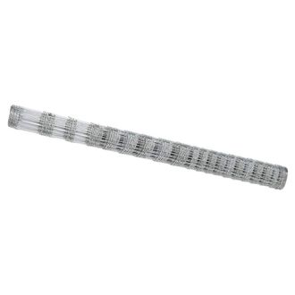 Berkfield Home Field Fence 1.6x25 m Galvanised Steel in Silver