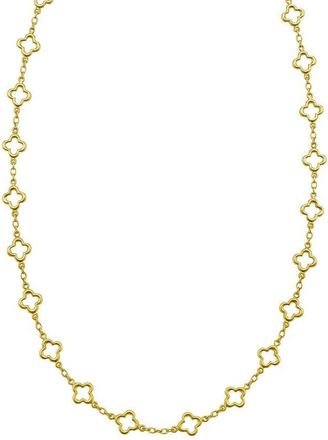 Tresorra 14K Yellow Gold Clover Link Necklace