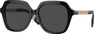 Burberry BE4389F JONI Asian Fit 300187 Womens Sunglasses Black Size 55