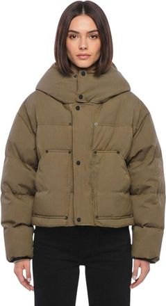 Dsquared2 Green Solid Hood Jacket