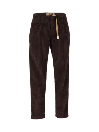 White Sand Pantalone Lungo Wide Stripe Cord