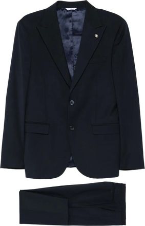 Manuel Ritz Completo monopetto - Blu