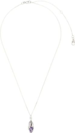 Capsule Eleven Pendente con ametista - Argento