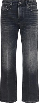 R13 Romeo Jeans - Dames - Jeans - Zwart - Maat: W27 Katoen