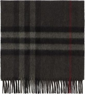 Burberry Grey Check Scarf