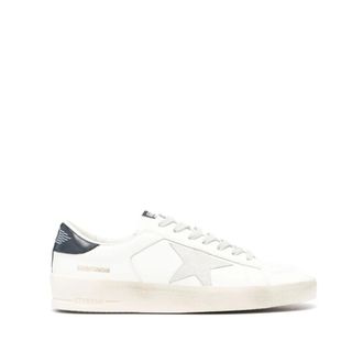 Golden Goose Sneakers, male, White, Size: 11 US White Ice Blue Stardan Sneakers