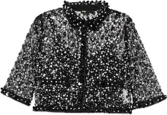 Maje Verfraaid overhemd - Zwart