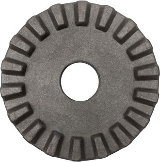 AMA Piastra dentata per ruspa livellatrice &Oslash; 250mm con foro centrale &Oslash; 60mm