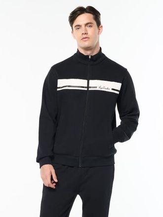 Sergio Tacchini Cursivo Track Jacket in Black Beauty at Nordstrom, Size Xxx-Large