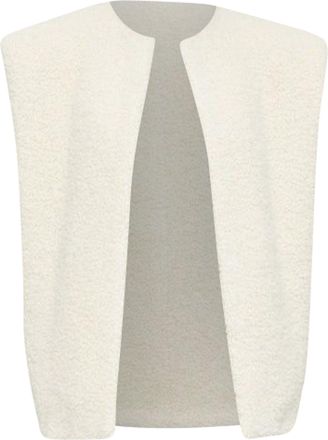 Isabel Marant Gwendalia wool boucle boxy vest gilet