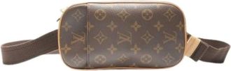 Louis Vuitton Pre-owned Belt Bags, female, Brown, Size: ONE SIZE Pre-owned Monogram Pochette Shoulder Bag