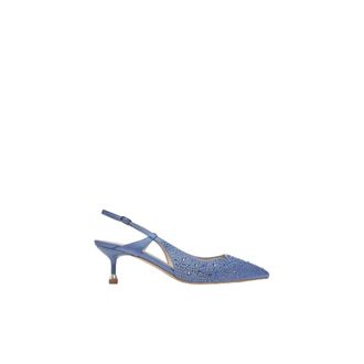 Liu Jo Pumps, female, Blue, Size: 10 US Pointed Leather Pumps