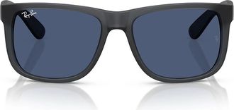 Ray-Ban Sunglasses Rb4165 687380 Justin Opal Gray/Dark Blue Unisex