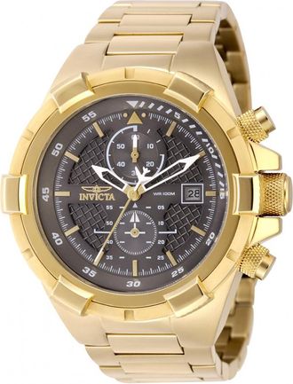 Invicta Aviator Chronograph Quartz Charcoal Dial Mens Watch 49254