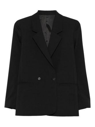 Eric Bompard Blazer met dubbele rij knopen en zak - Grijs