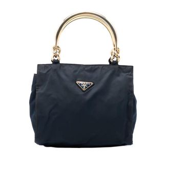 Prada Pre-owned Prada Tessuto Metal Handle Bag Ladies OHFLGSMFUU8X9FY1