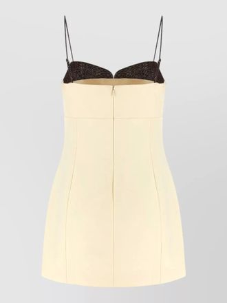 Entire studios dress fitted bodice side pockets spaghetti straps