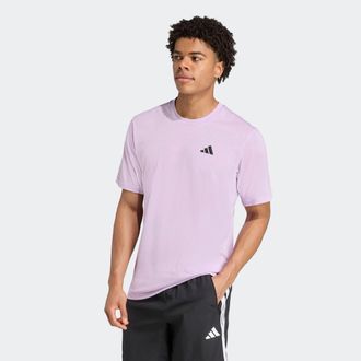 adidas T-Shirt ADIDAS PERFORMANCE TR-ES FR T, Herren, Gr. XL, schwarz (powder plum, schwarz), Obermaterial: 70% Polyester, 30% Baumwolle, normal, Rundhals, S