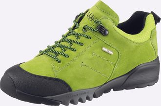 Waldl&auml;ufer Schn&uuml;rschuh WALDL&Auml;UFER, Damen, Gr. 4,5, limone, Gummi, Nubukleder, Textil, Schuhe Schn&uuml;rschuh