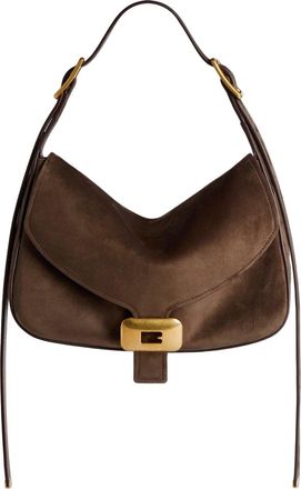 Balenciaga (WMNS) Balenciaga Clicca Shoulder Bag Medium Muscade 8686722ACJ82255