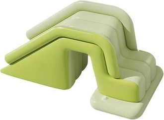 No Brand Tobog&aacute;n Hinchable Para Piscina, T&uacute;nel De Agua Plegable Con Base Acolchada Y Barandillas De Seguridad Para Ni&ntilde;os