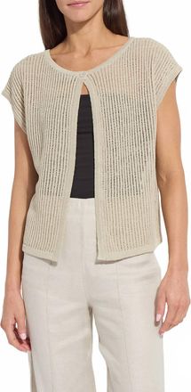 Lyss&eacute; Convertible Sweater Cardigan In Flax