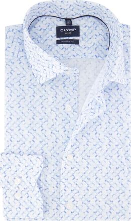 Olymp Olymp, Overhemden, Heren, Blauw, 6Xl, Blauw Business Overhemd