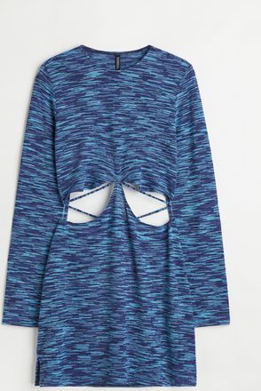 H&M H & M+ Feinstrickkleid - Blue