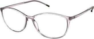 Silhouette Illusion Brillen Monturen Smoky Blossom - unisex - Brillen - Grijs - 52 MM - Accessoires