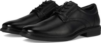 Nunn Bush Jarvis Plain Toe Oxford Dress Casual Business Formal Lace Up Mens Lace Up Wing Tip Shoes Black : 10.5 W (EE), Leather