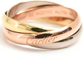 Cartier White Yellow Gold (18K) Pink Gold (18K) White Gold (18K) Band Ring (Pre-Owned)