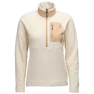 Black Diamond Rift Half Zip Fleece Jacket Fleecepullover f&uuml;r Damen | beige