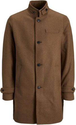 Jack & Jones Heren, Mantels, Bruin, Maat: S