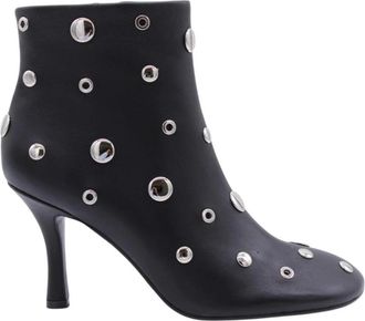 Lola Cruz Stijlvolle Enkellaars Mezica - Dames - Laarzen met Hak - Zwart - 37 EU - Schoenen