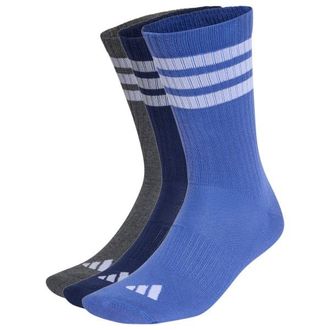 adidas 3-Stripes Essential Concept Crew 3-Pack Multifunktionssocken f&uuml;r Herren | blau