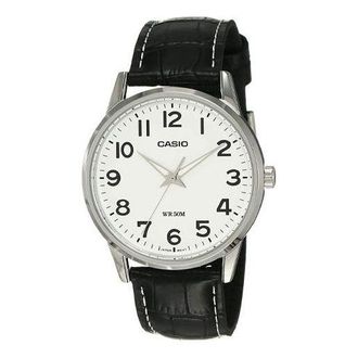 Casio Male DRESS Japan / South Korea Fashion Waterproof Mens Black Analog MTP-1303L-7B