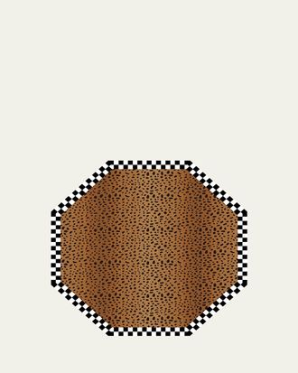 MacKenzie-Childs Cheetah Rug, 6 Round