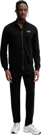 Emporio Armani Train Core Identity Tracksuit FZ - Heren - Trainingspakken - Zwart - L - Katoen - Fitness