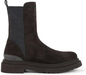 Brunello Cucinelli Stivaletti Chelsea - - Shoes - Donna - Marrone - 39 EU