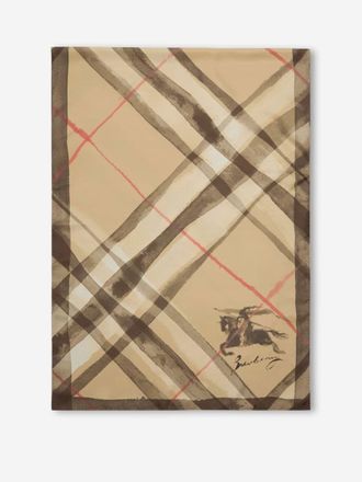 Burberry Silk Check Scarf