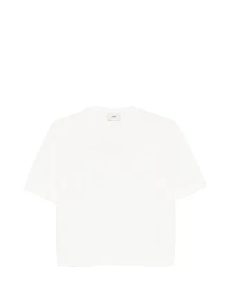 Autry White Solid Crew Neck T-Shirt